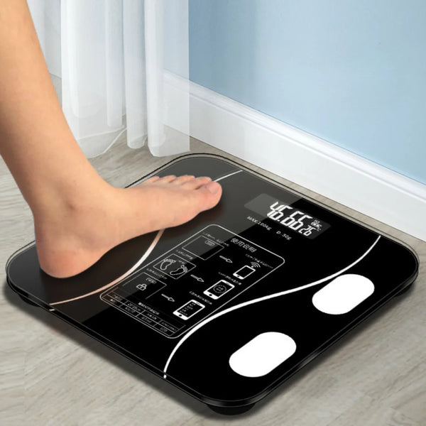 Balança Bioimpedancia Digital Bluetooth Corporal até 180kg Resultado Pelo Cel