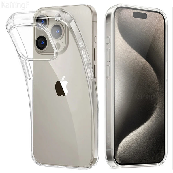 Capa transparente luxuosa de silicone