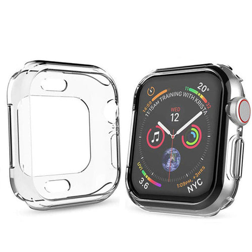Capa Protetora Silicone para Apple Watch Transparente;41mm